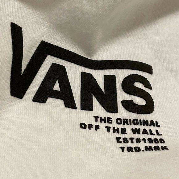 Vans Original Checkerboard Long Sleeve Cotton Sz S - Picture 8 of 9